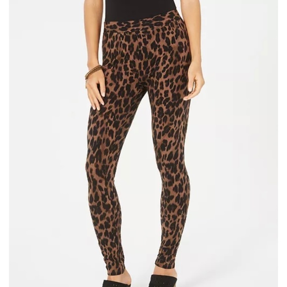 Animal-Print Pull-On Leggings - Picture 5 of 6
